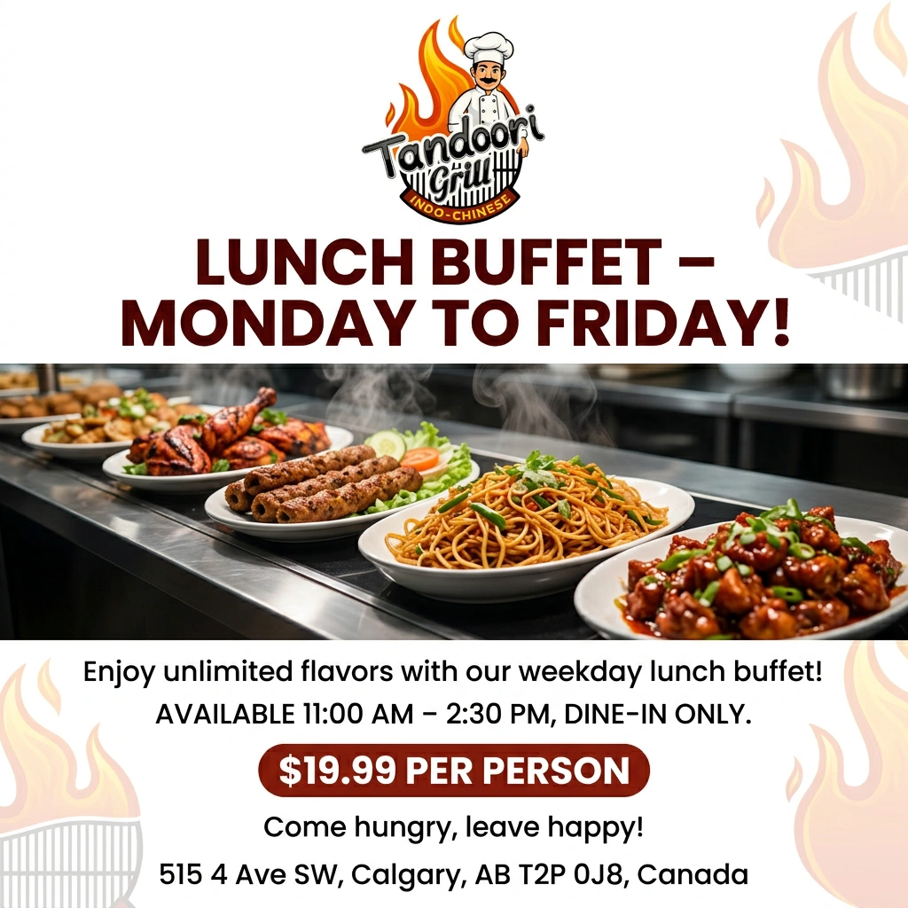 Special Offer at Tandoori Grill Calgary