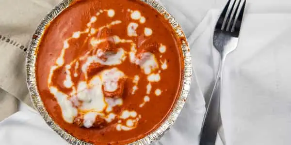 Delicious Butter Chicken at Tandoori Grill in downtown Calgary, AB